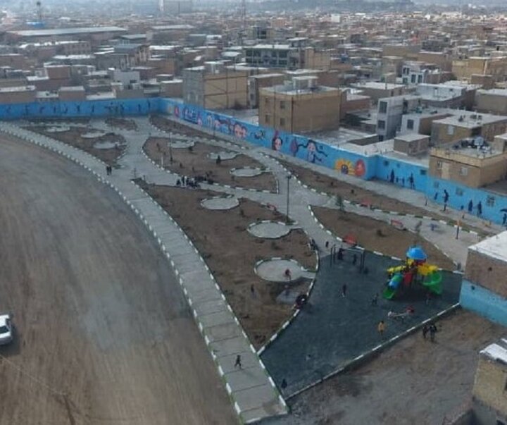 بوستان رضوان در منطقه سه شهر همدان افتتاح شد