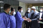 استاندار همدان با پرستاران بیمارستان فرشچیان و سینا دیدار کرد