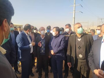 بازدید وزیر نیرو از نیروگاه سیکل ترکیبی خرمآباد 9