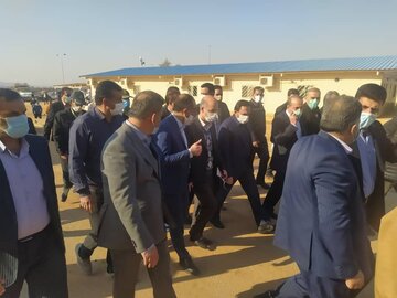 بازدید وزیر نیرو از نیروگاه سیکل ترکیبی خرمآباد 12