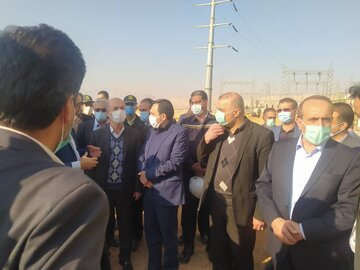 بازدید وزیر نیرو از نیروگاه سیکل ترکیبی خرمآباد 15