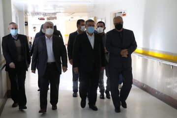 دیدار استاندار آذربایجان غربی با پرستاران بیمارستان امام رضا (ع) ارومیه