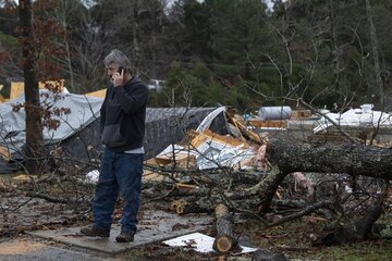 تراژدی طوفان سهمگین در کنتاکی آمریکا و اعلام وضعیت اضطراری