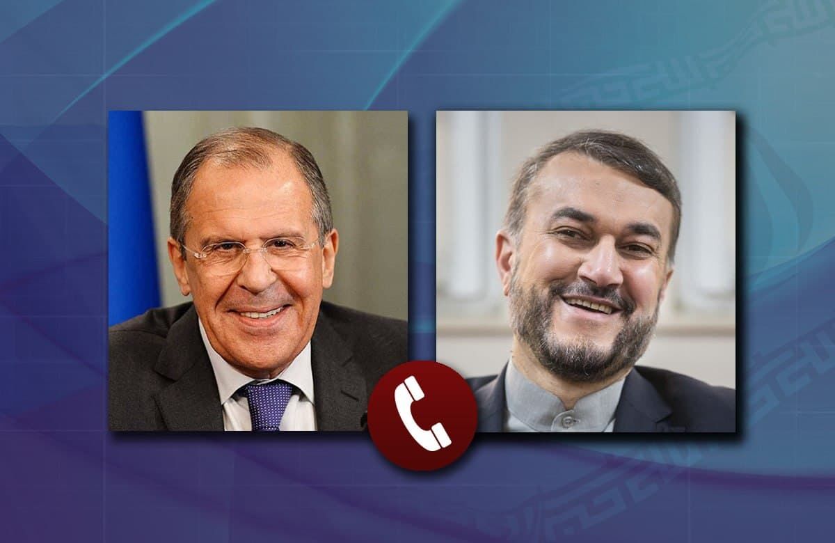 وزیران خارجه ایران و روسیه درباره روند مذاکرات وین گفت و گو کردند