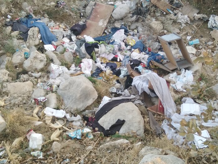 زباله، بیصدا جان طبیعت بکر باشت را میگیرد