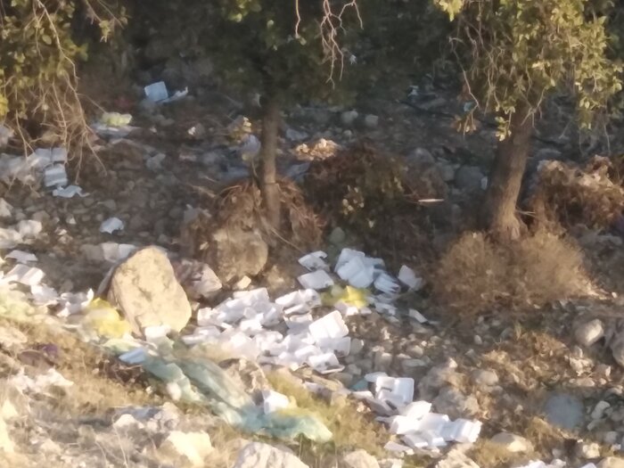 زباله، بیصدا جان طبیعت بکر باشت را میگیرد