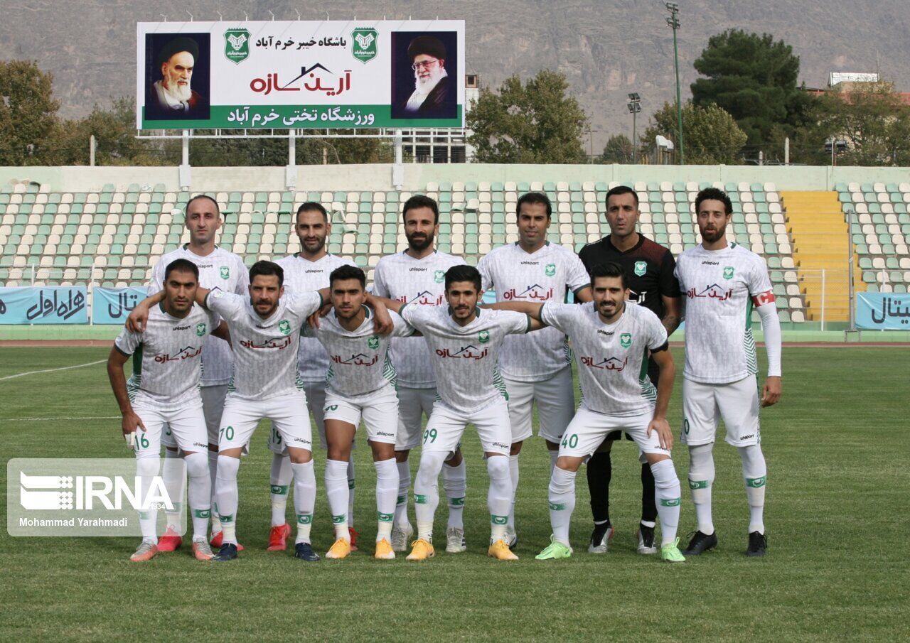 تساوی خانگی خیبر خرم‌آباد مقابل ملوان بندرانزلی