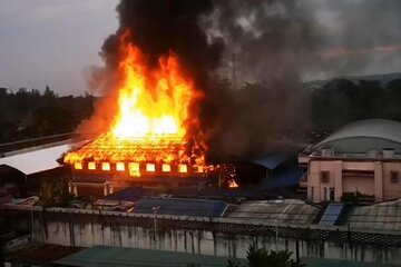 آتش سوزی زندانی در تایلند