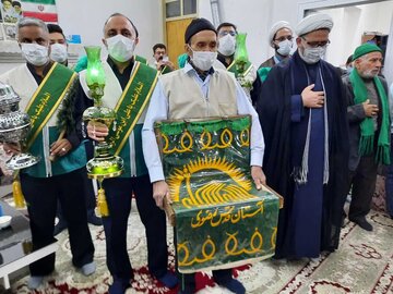 سلسله، معطر به عطر حرم رضوی شد + فیلم