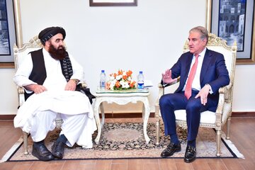وزیران خارجه پاکستان و طالبان دیدار کردند