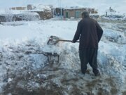 جلوه‌های زمستانی روستاهای سخت‌گذر تکاب