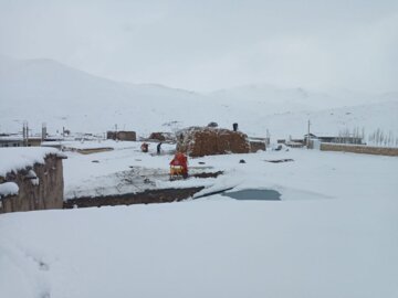 جلوه‌های زمستانی روستاهای سخت‌گذر تکاب