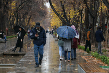 بارش باران پاییزی دراصفهان