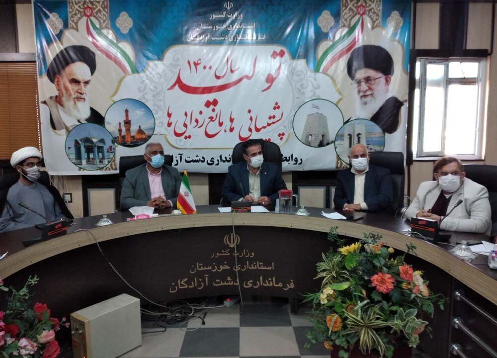 حدود ۸۰ درصد جامعه هدف در دشت‌آزادگان واکسن کرونا را تزریق کرده‌اند