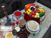 عکس سفره یلدایی ، دغدغه جدید دانش‌آموزان مازندرانی 