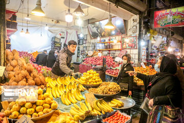 Qazvin Bazaar on eve of Yalda Night