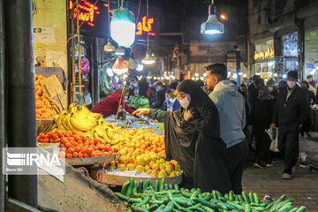 Qazvin Bazaar on eve of Yalda Night