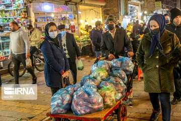 Qazvin Bazaar on eve of Yalda Night