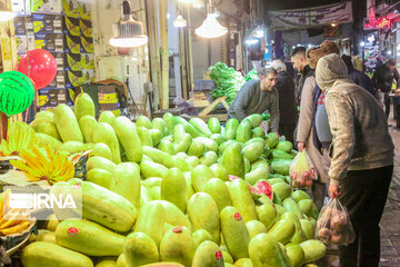 Qazvin Bazaar on eve of Yalda Night