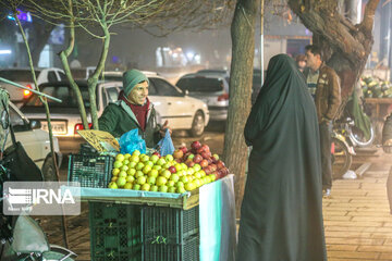 Qazvin Bazaar on eve of Yalda Night