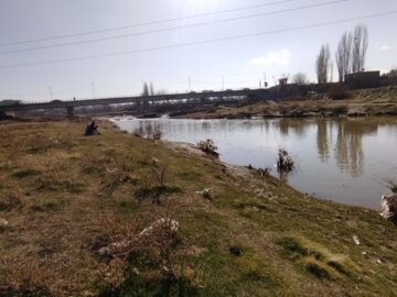 جاری شدن رودخانه سیمینه‌رود بوکان براثر بارش های خوب ۲ روز گذشته در سرشاخه های این رودخانه