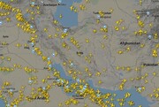 Transit flights capacity over Iran air space increases to 1,800 flights per day