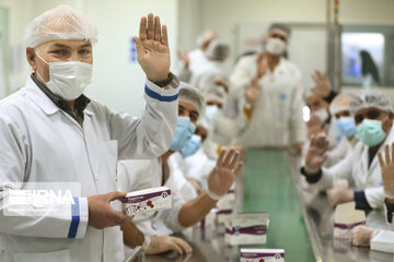Production of Iran-Cuba COVID-19 PastoCovac vaccine in Tehran