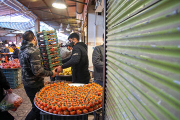 بازار شب یلدا در کرمانشاه