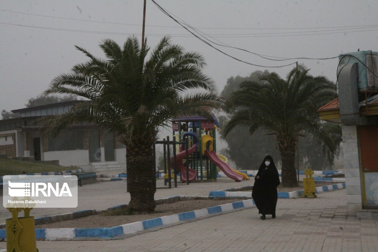 تداوم شرایط ناسالم هوا در اهواز تداوم شرایط ناسالم هوا در اهواز