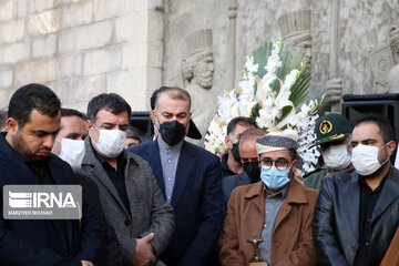 Funérailles du martyr Hassan Irlou, ambassadeur d'Iran au Yémen