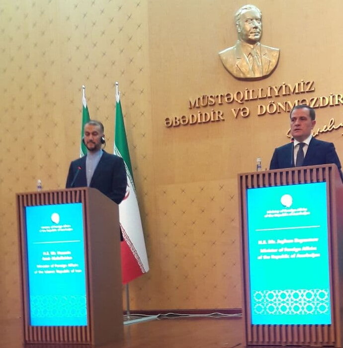 دیدار امیرعبداللهیان با وزیرامورخارجه جمهوری آذربایجان