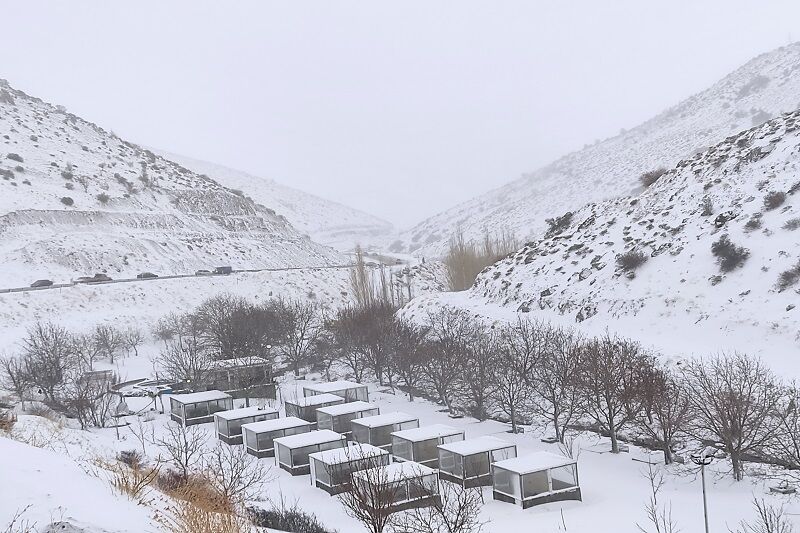 بارش برف و کاهش دما در استان زنجان ادامه دارد