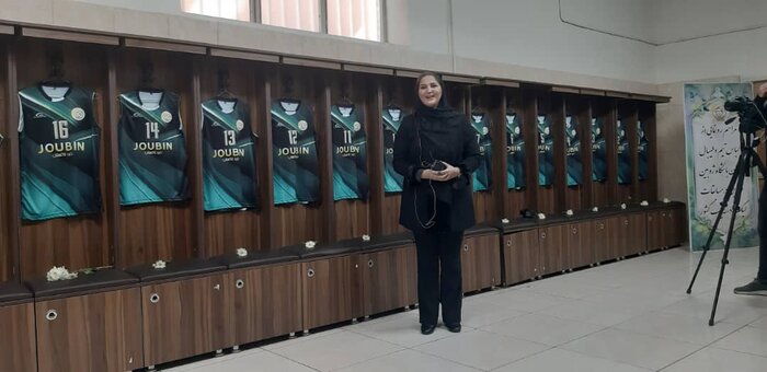 پیراهن تیم ژوبین قزوین در لیگ والیبال کشور رونمایی شد