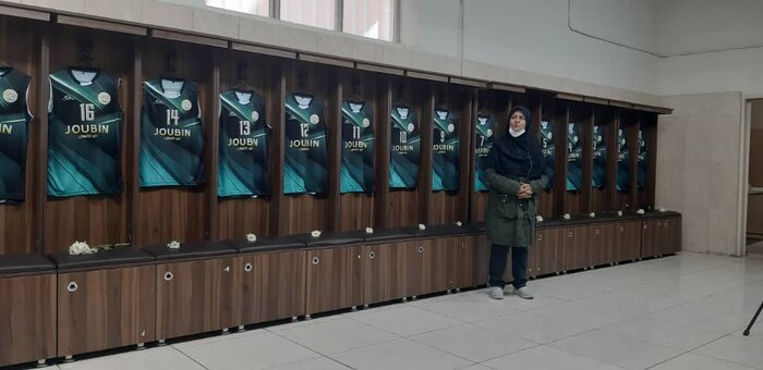 پیراهن تیم ژوبین قزوین در لیگ والیبال کشور رونمایی شد