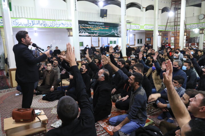 آیین عزاداری حضرت فاطمه (س) در گلستان برگزار شد