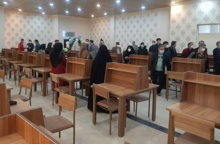 پنجمین کتابخانه مجهز به سالن مطالعه مدارس گنبد افتتاح شد