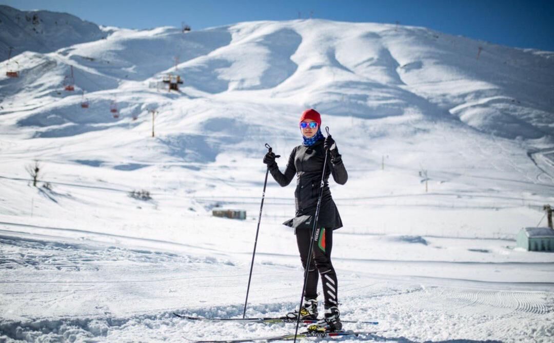 İranlı kayakçı, Erzurum Kayaklı Koşu Uluslararası FIS Yarışmasında altın madalya kazandı