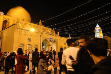 آغاز سال نومیلادی حال وهوای شب های جلفای اصفهان