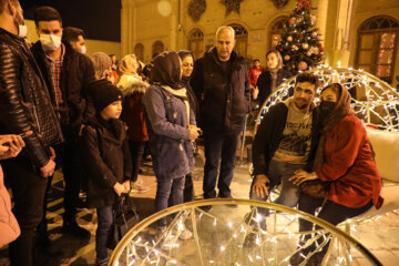 آغاز سال نومیلادی حال وهوای شب های جلفای اصفهان