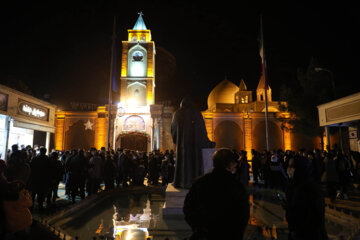 آغاز سال نومیلادی حال وهوای شب های جلفای اصفهان