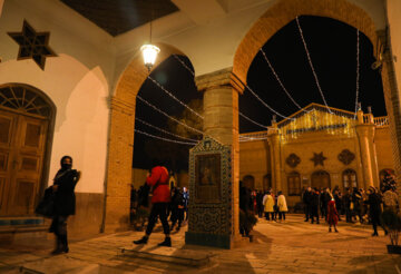 آغاز سال نومیلادی حال وهوای شب های جلفای اصفهان