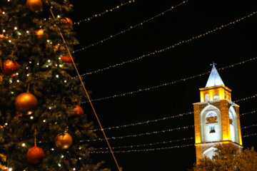 آغاز سال نومیلادی حال وهوای شب های جلفای اصفهان