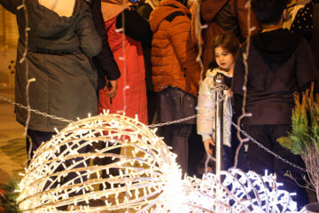 آغاز سال نومیلادی حال وهوای شب های جلفای اصفهان