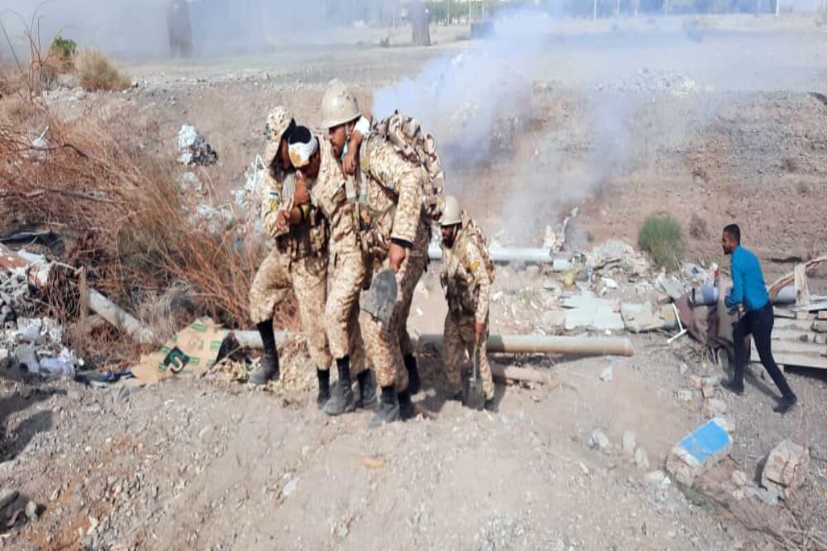 مانور زلزله و ایمنی در ایرانشهر برگزار شد