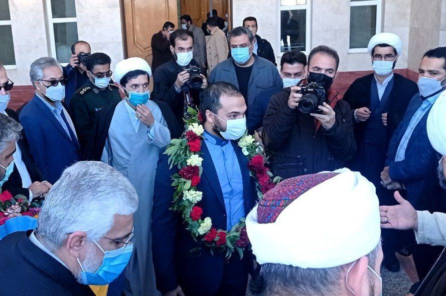 استقبال از قاری برتر مسابقات کشوری قرائت قرآن در گرگان