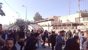 تظاهرات معترضان عراقی به تاخیر در تکمیل بندر فاو 