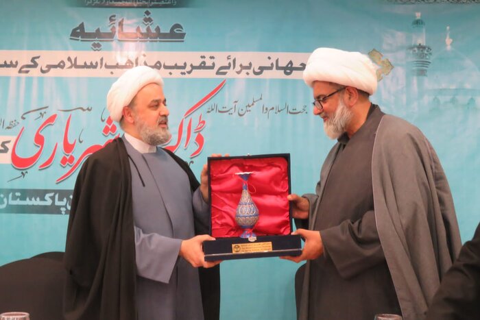 دیدار وزیر امور مذهبی و نخبگان دینی پاکستان با دبیرکل مجمع تقریب