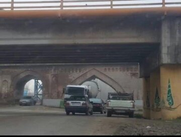  شورای ترافیک بابل تردد از زیر پل تاریخی محمدحسن‌خان را ممنوع کرد