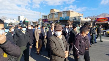 راهپیمایی حماسه ۹ دی در ملایر برگزار شد