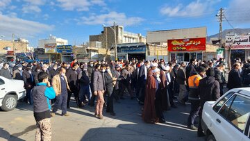 راهپیمایی حماسه ۹ دی در ملایر برگزار شد